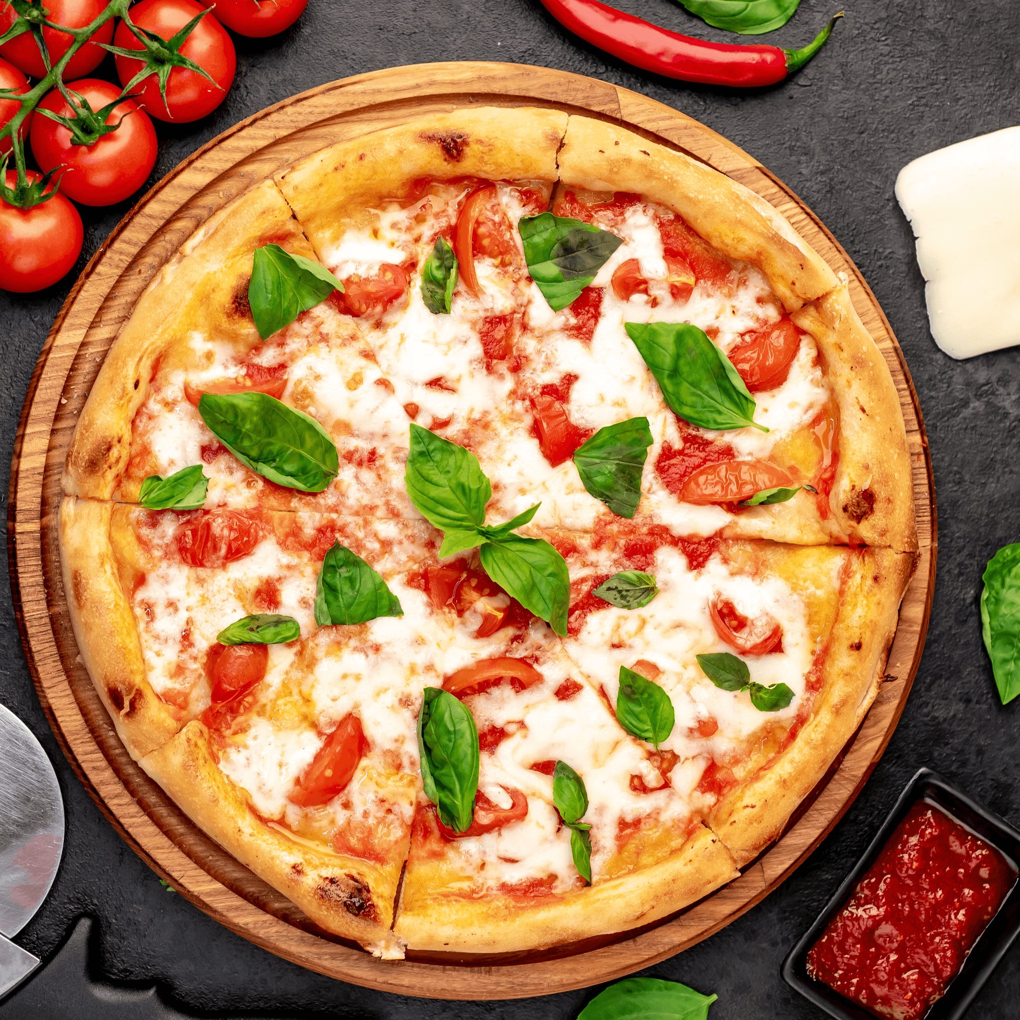 Margherita 101 Pizza.